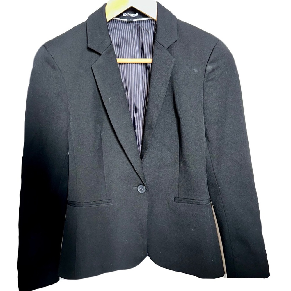 Express Black Blazer w/ Button Closure Size 4